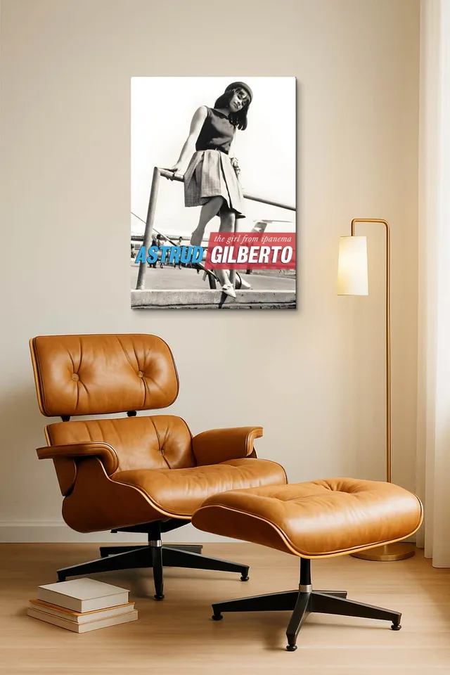 Living Room Okuma Caramel Eames Lounge