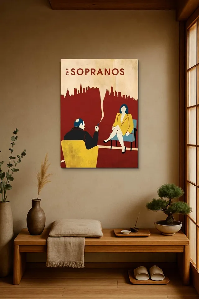 Living Room Japandi Shoji Screen