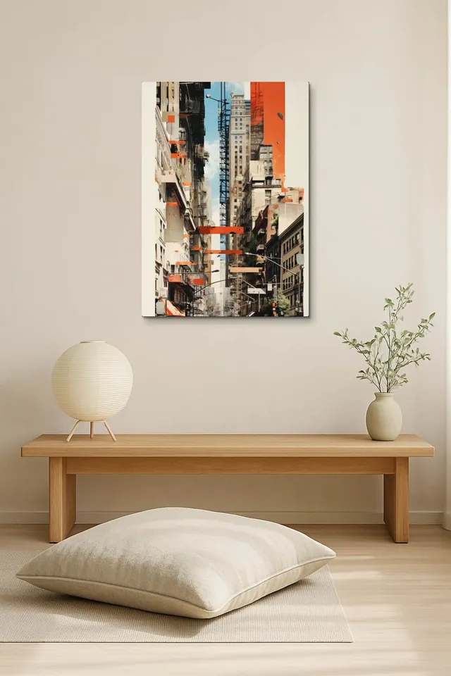 Living Room Salon Japandi Bright Corner