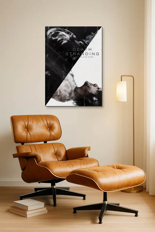 Living Room Okuma Caramel Eames Lounge