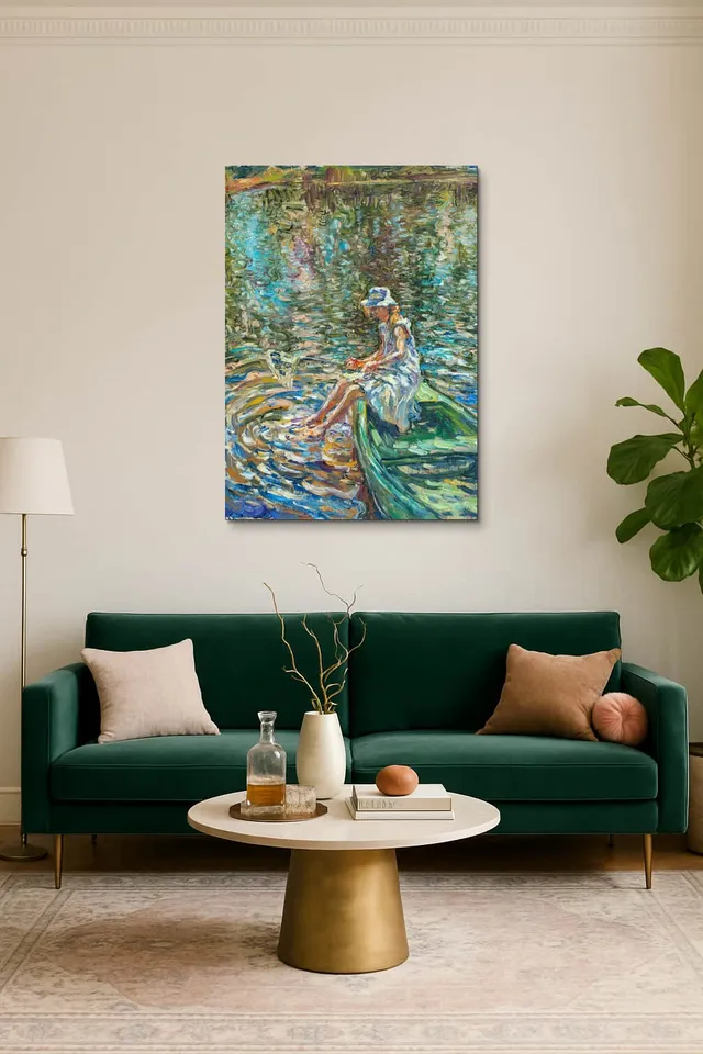 Living Room Salon Decor Emerald Velvet Sofa