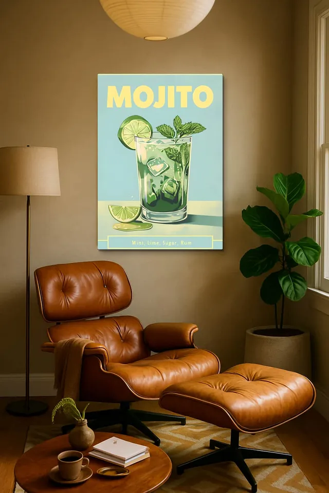 Living Room Calisma Midcentury Eames Corner