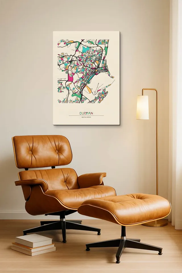 Living Room Okuma Caramel Eames Lounge