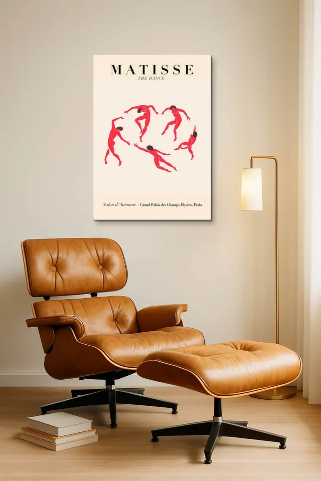 Living Room Okuma Caramel Eames Lounge