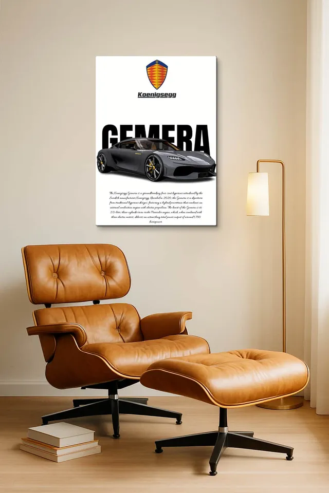 Living Room Okuma Caramel Eames Lounge