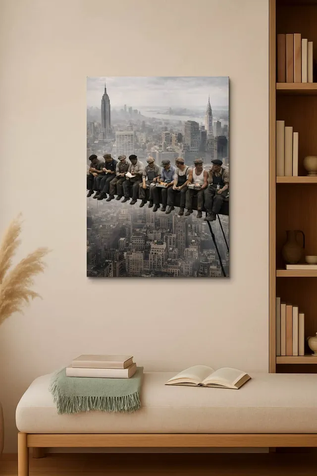 Living Room Okuma Pale Oak Shelves Nook