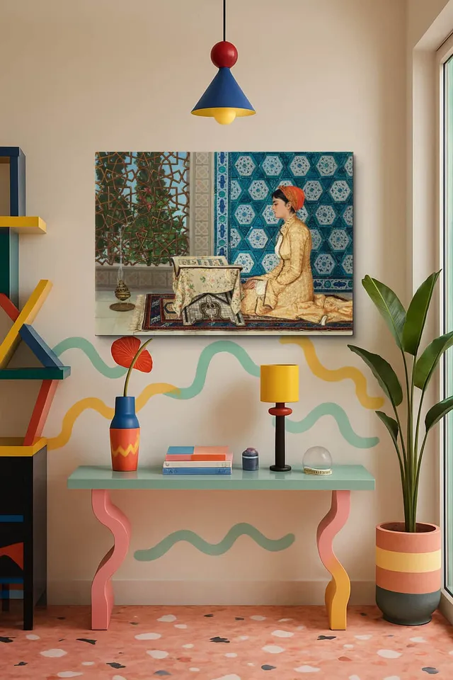 Living Room Memphis Terrazzo