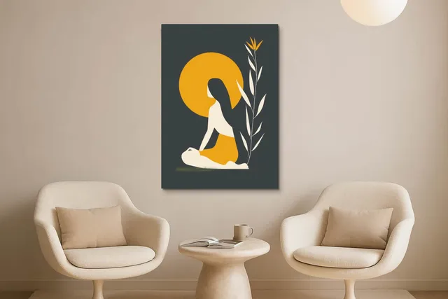 Living Modern Twin Tulip Chairs Ls