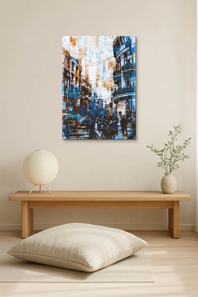 Living Room Salon Japandi Bright Corner