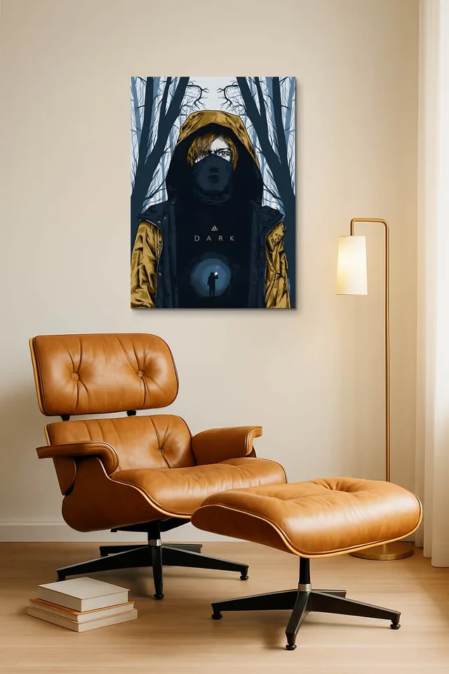 Living Room Okuma Caramel Eames Lounge