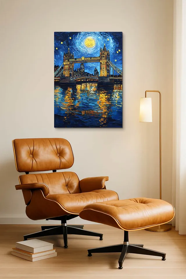 Living Room Okuma Caramel Eames Lounge