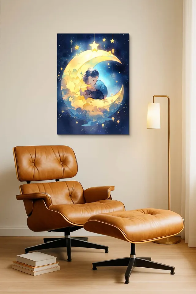 Living Room Okuma Caramel Eames Lounge