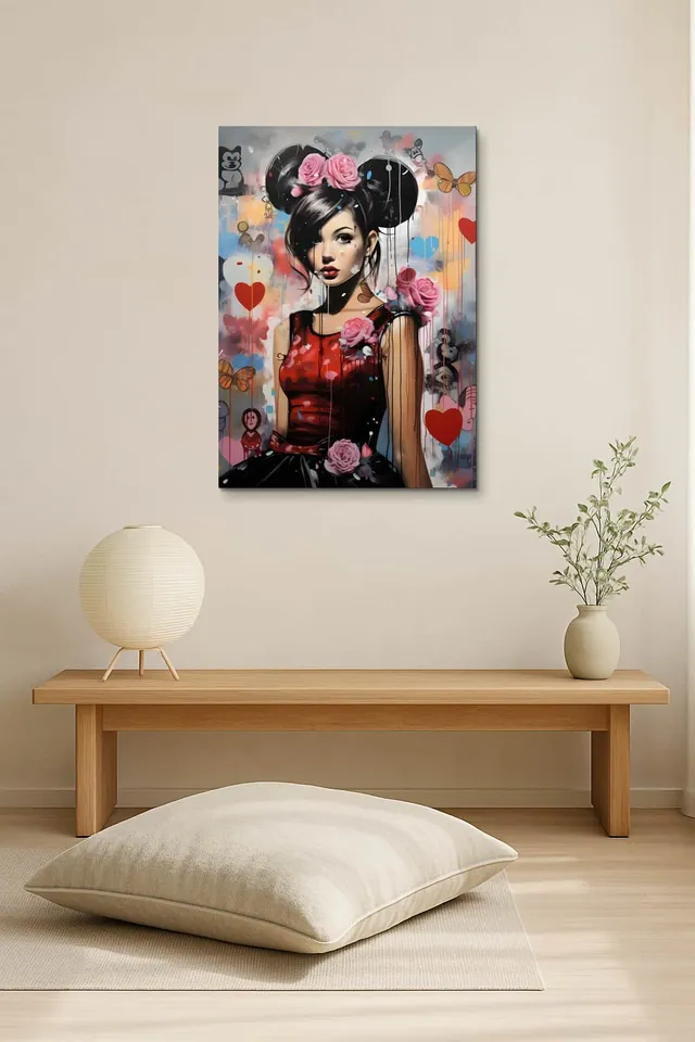 Living Room Salon Japandi Bright Corner