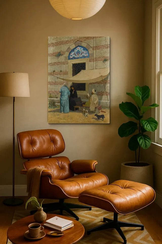 Living Room Calisma Midcentury Eames Corner