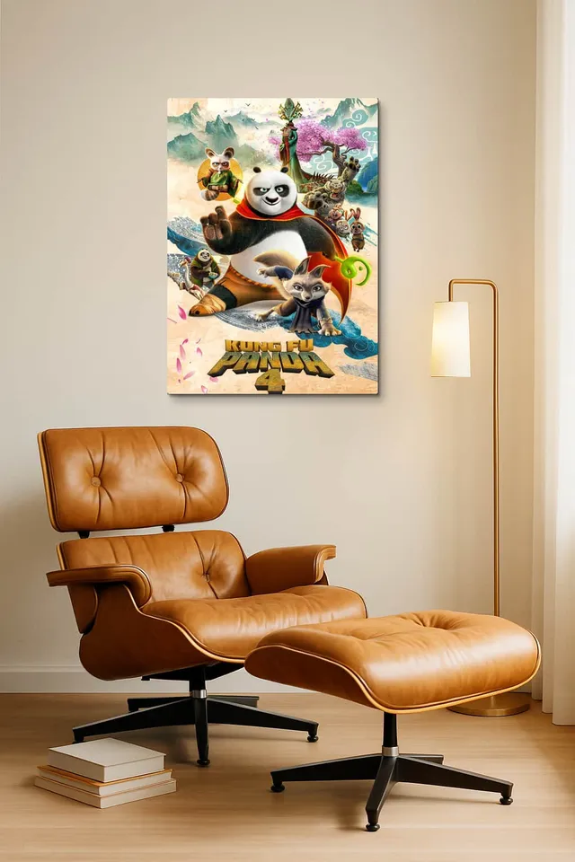 Living Room Okuma Caramel Eames Lounge