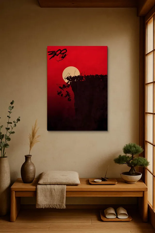 Living Room Japandi Shoji Screen