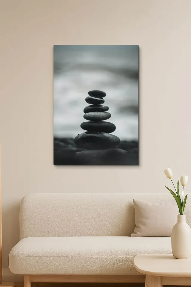 Living Room Salon Nordic Pure White