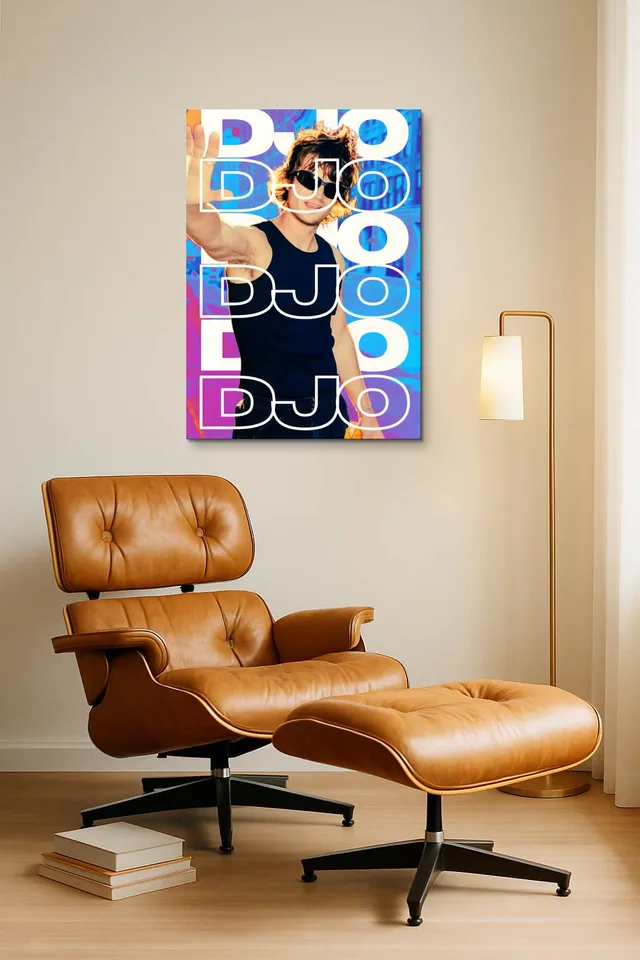 Living Room Okuma Caramel Eames Lounge