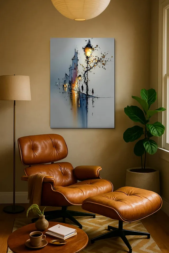 Living Room Calisma Midcentury Eames Corner