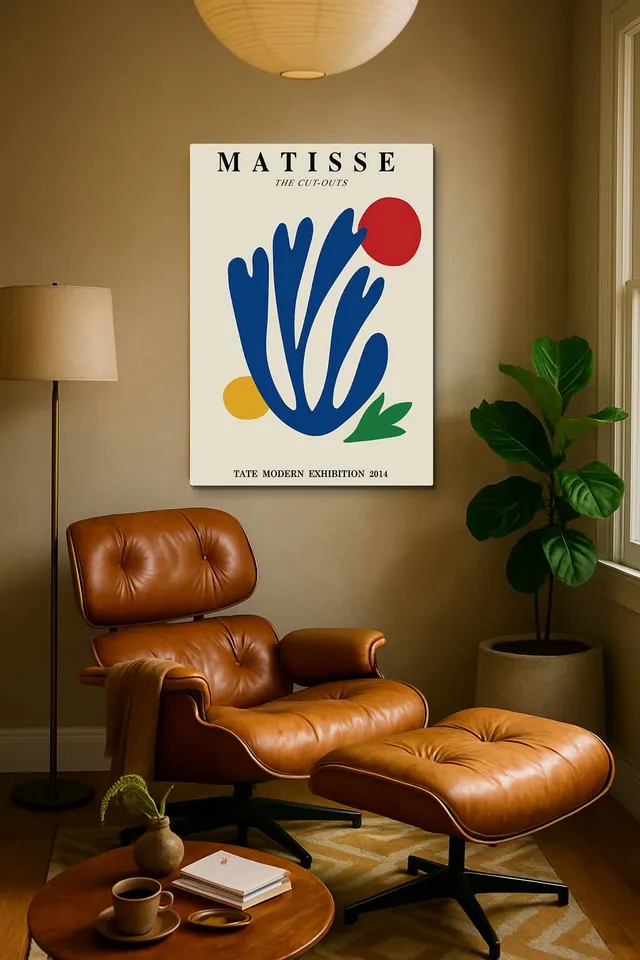 Living Room Calisma Midcentury Eames Corner