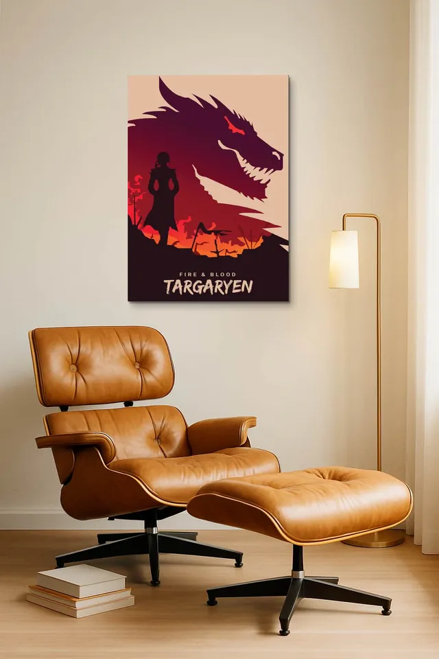 Living Room Okuma Caramel Eames Lounge