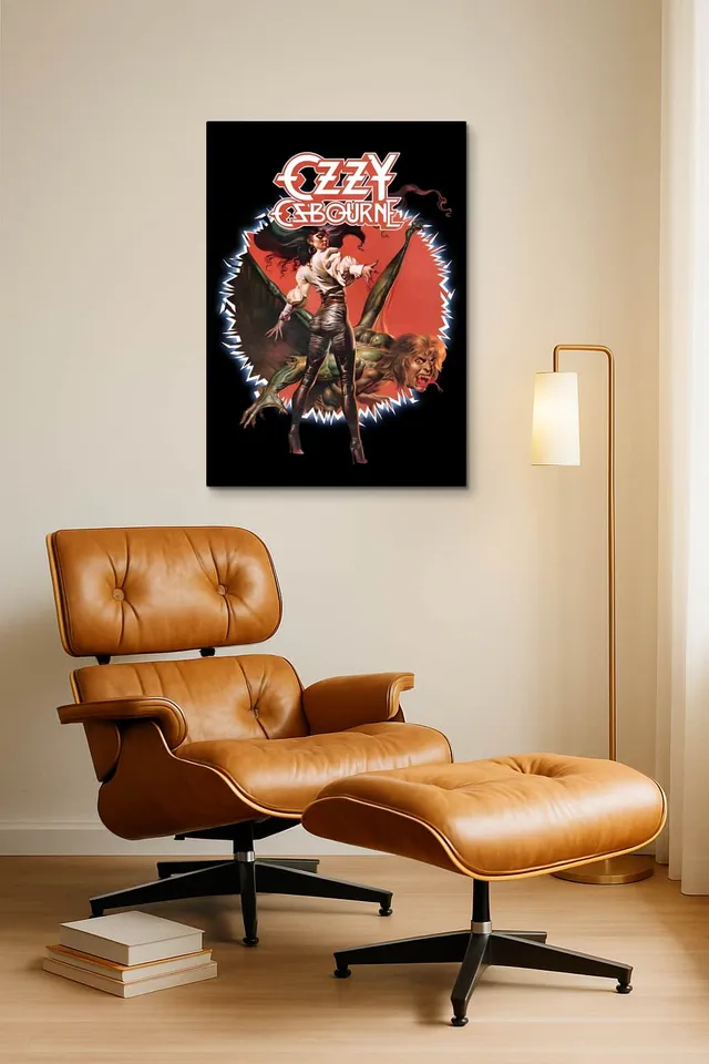 Living Room Okuma Caramel Eames Lounge