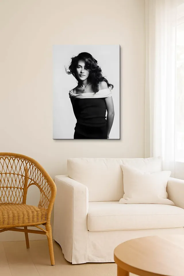 Living Room Salon Coastal Rattan Airy