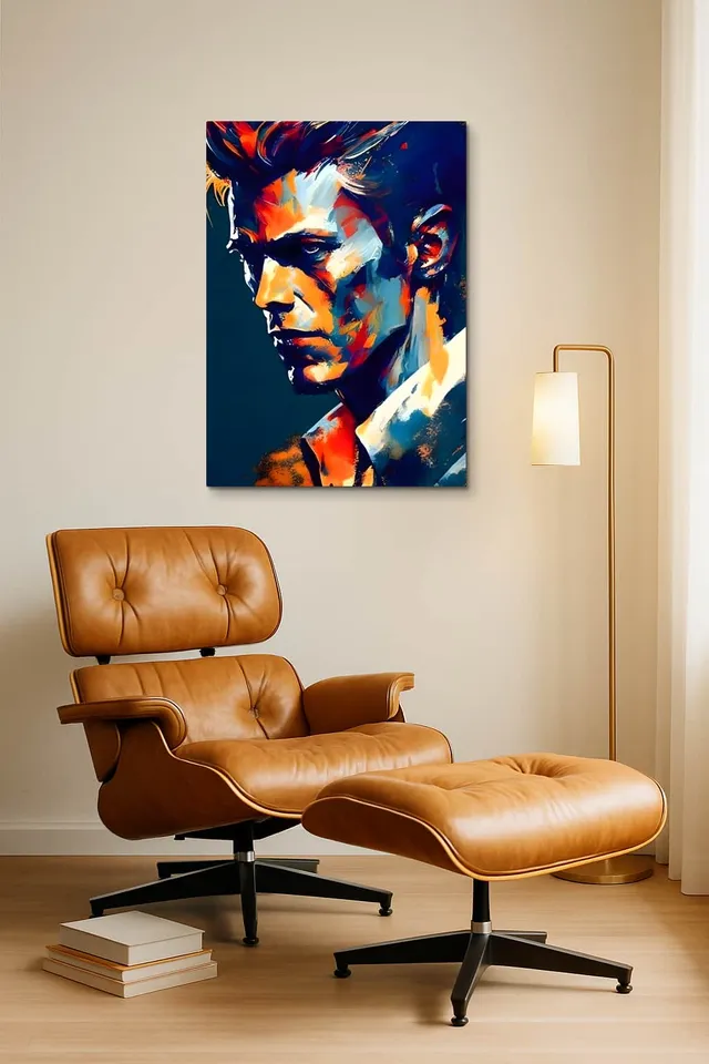 Living Room Okuma Caramel Eames Lounge