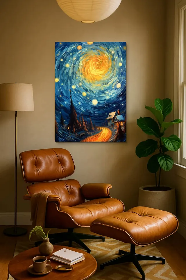 Living Room Calisma Midcentury Eames Corner