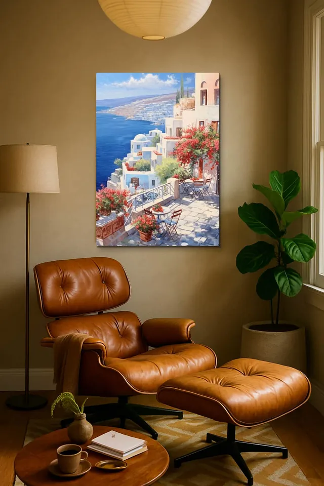 Living Room Calisma Midcentury Eames Corner