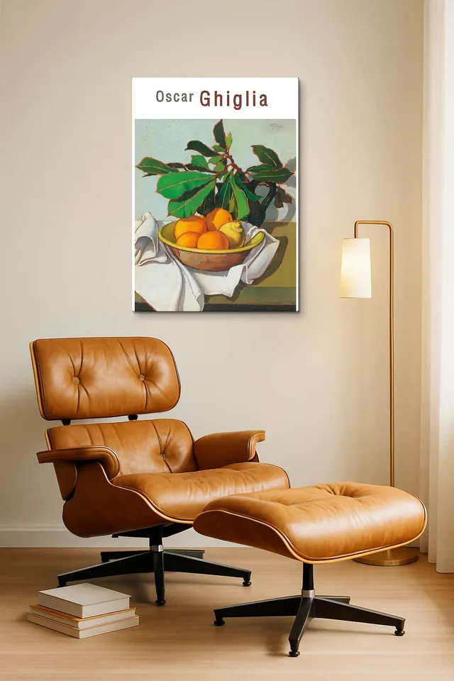 Living Room Okuma Caramel Eames Lounge