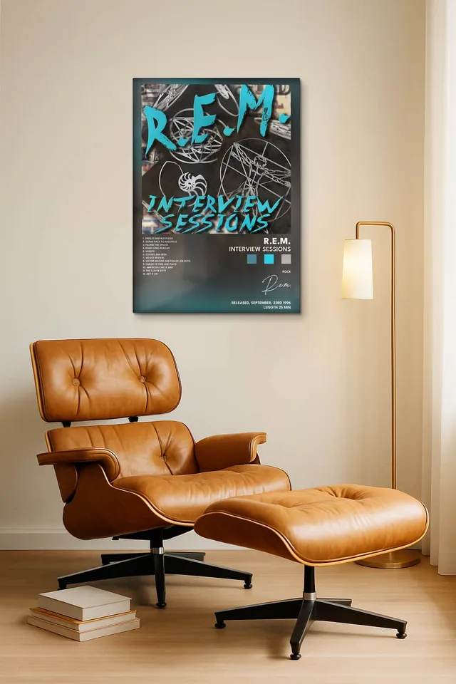 Living Room Okuma Caramel Eames Lounge