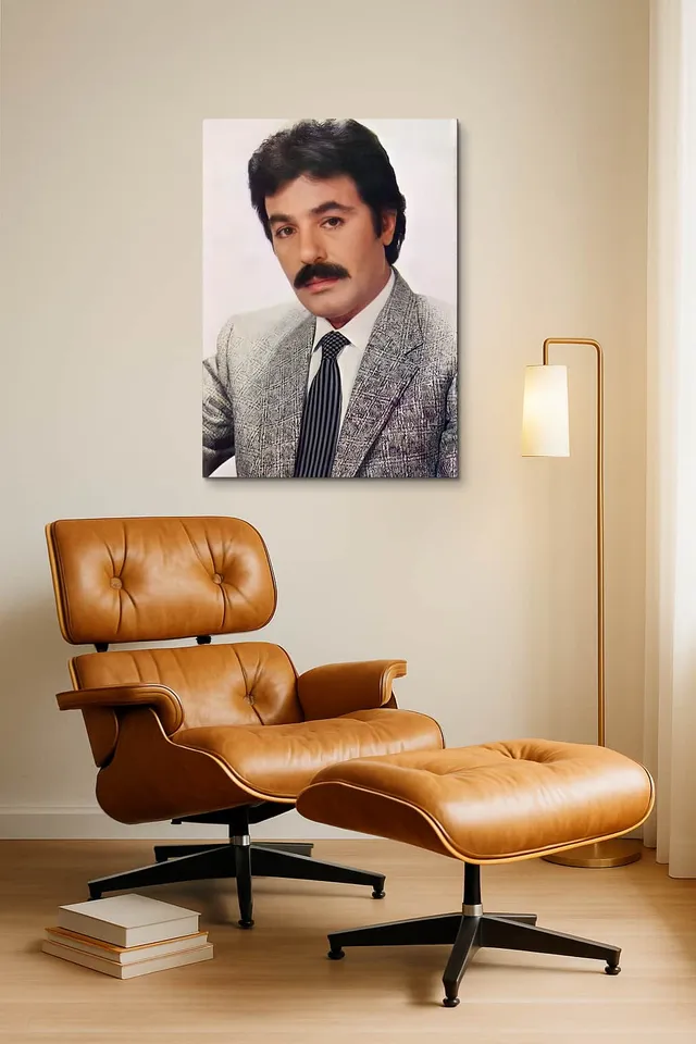 Living Room Okuma Caramel Eames Lounge