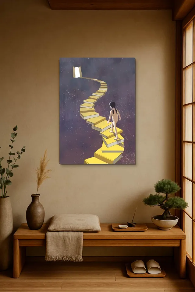 Living Room Japandi Shoji Screen