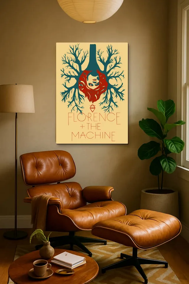 Living Room Calisma Midcentury Eames Corner