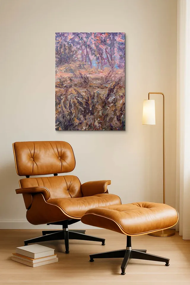 Living Room Okuma Caramel Eames Lounge