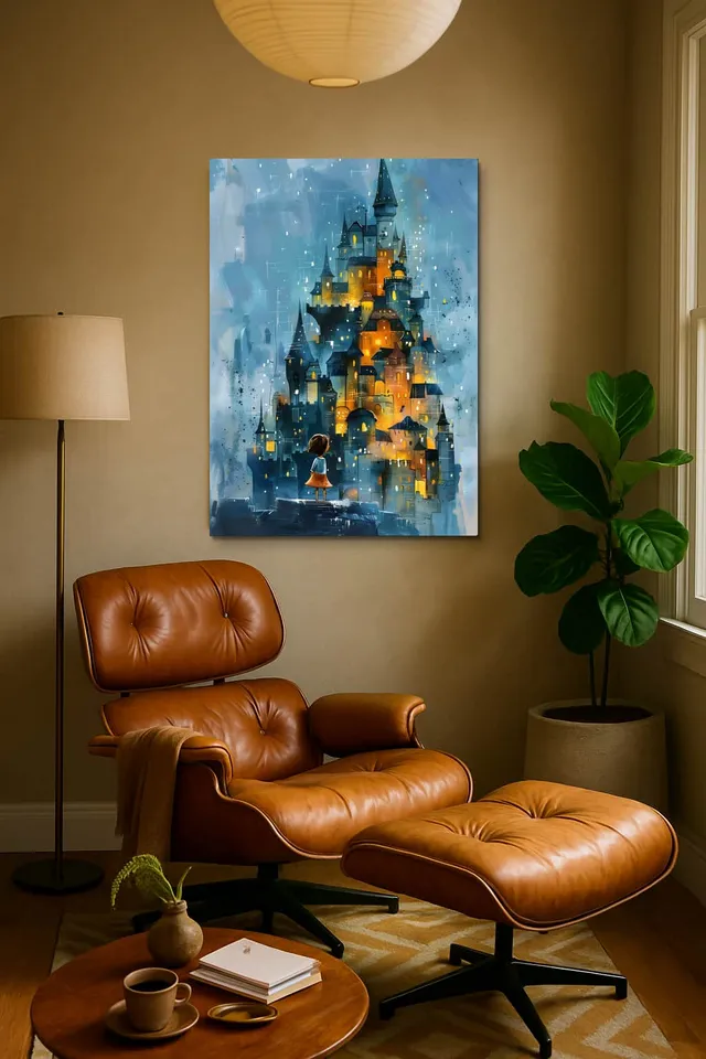 Living Room Calisma Midcentury Eames Corner