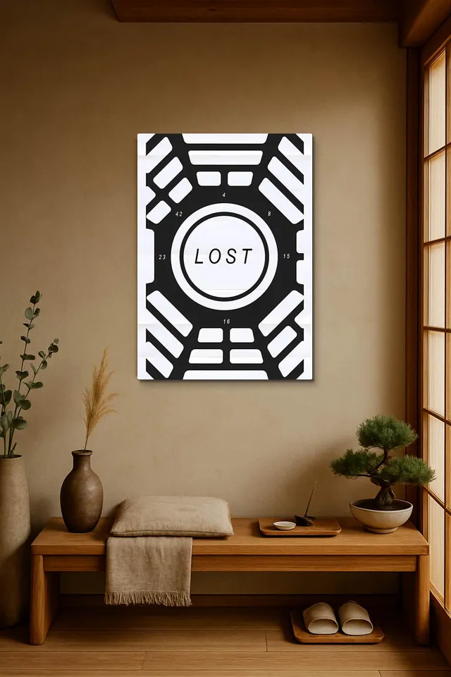 Living Room Japandi Shoji Screen