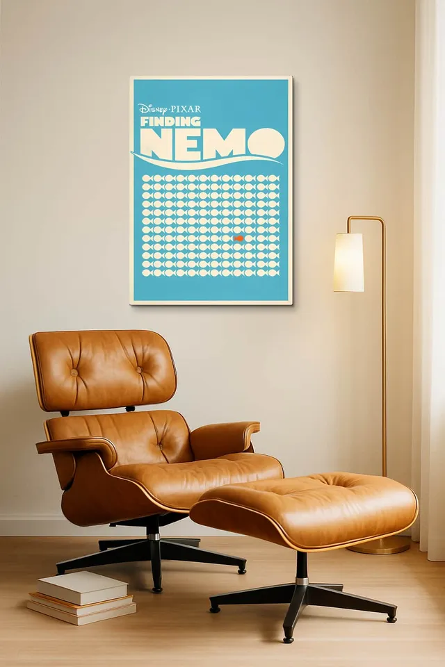 Living Room Okuma Caramel Eames Lounge