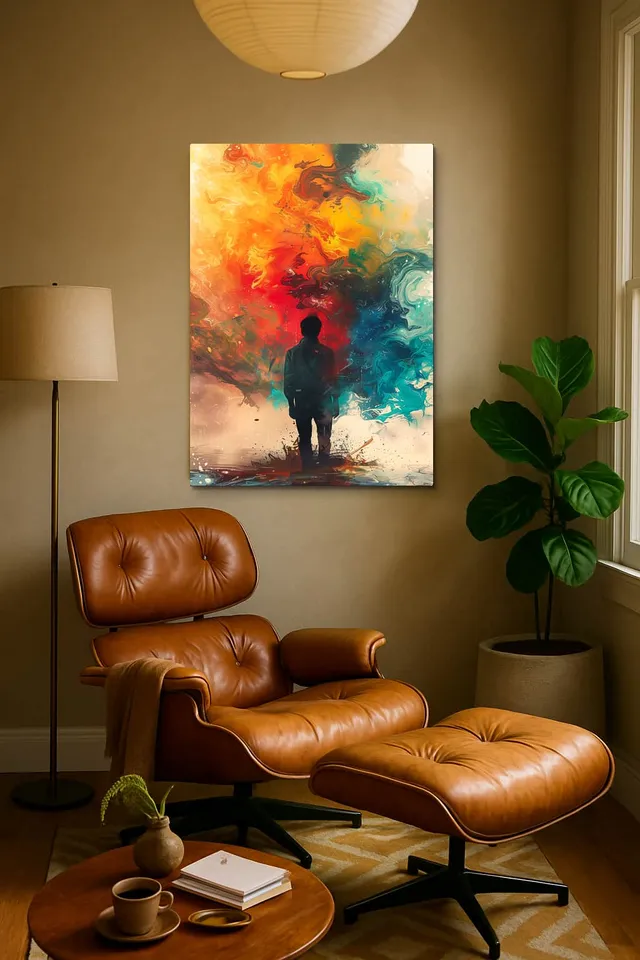Living Room Calisma Midcentury Eames Corner