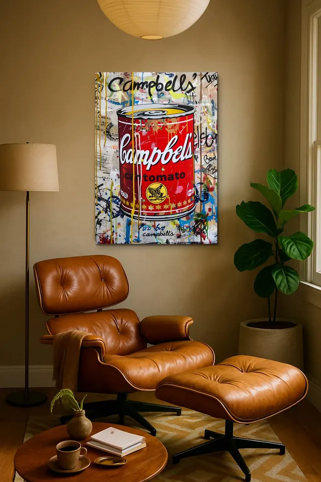 Living Room Calisma Midcentury Eames Corner