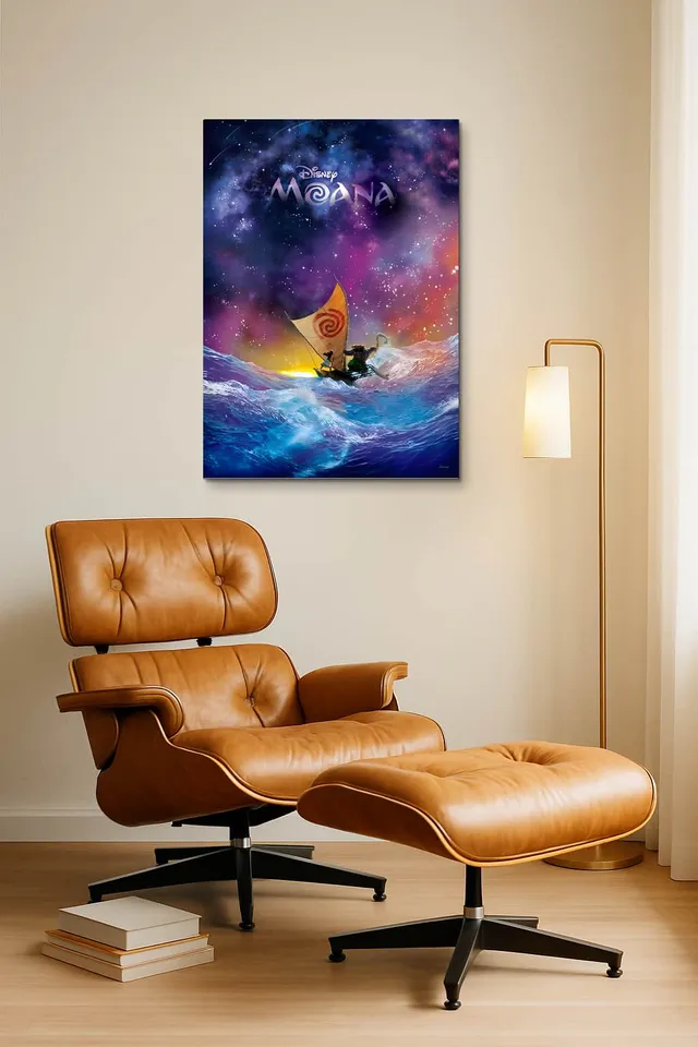 Living Room Okuma Caramel Eames Lounge