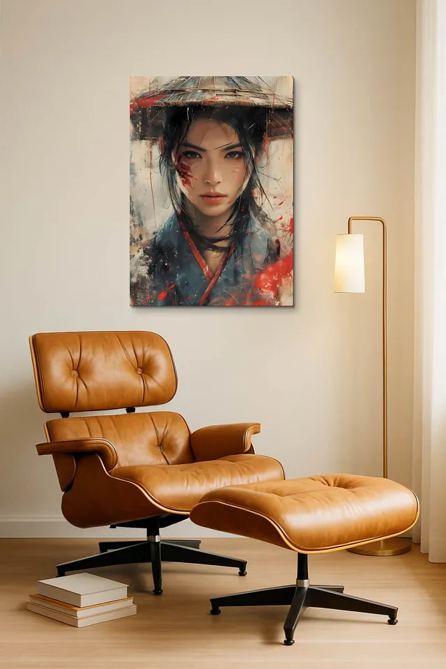 Living Room Okuma Caramel Eames Lounge