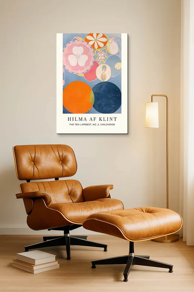 Living Room Okuma Caramel Eames Lounge