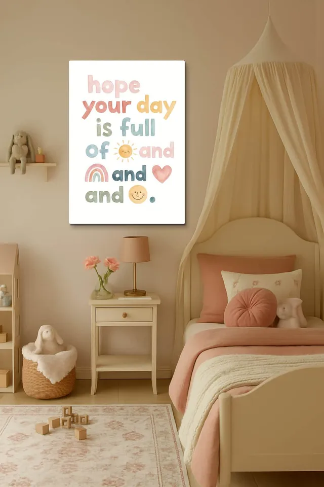 Cocuk Pastel Pink Girl Canopy