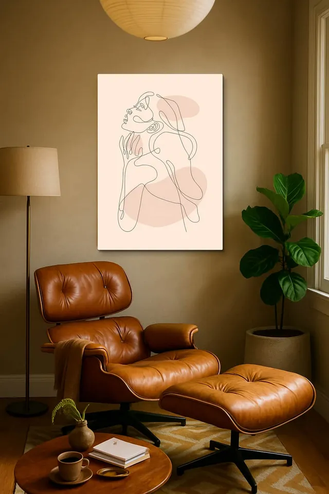 Living Room Calisma Midcentury Eames Corner