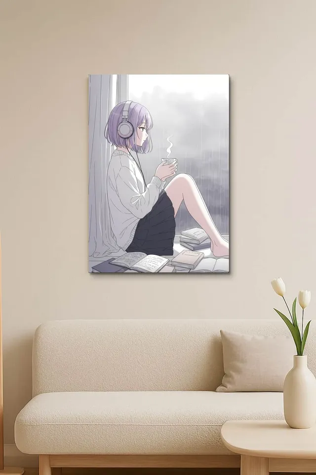 Living Room Salon Nordic Pure White