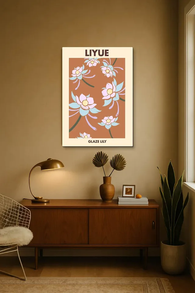Living Room Midcentury Walnut Credenza
