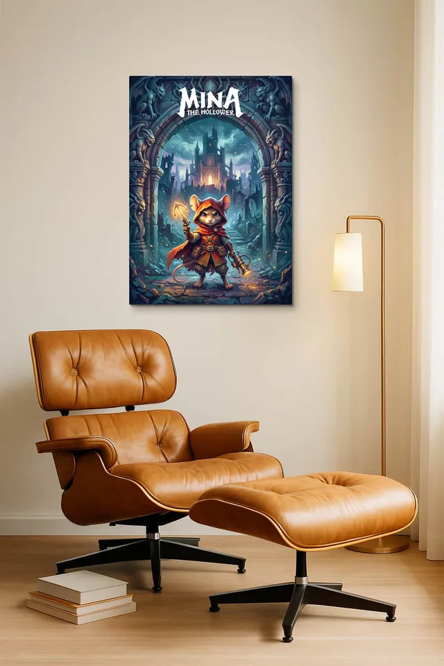 Living Room Okuma Caramel Eames Lounge