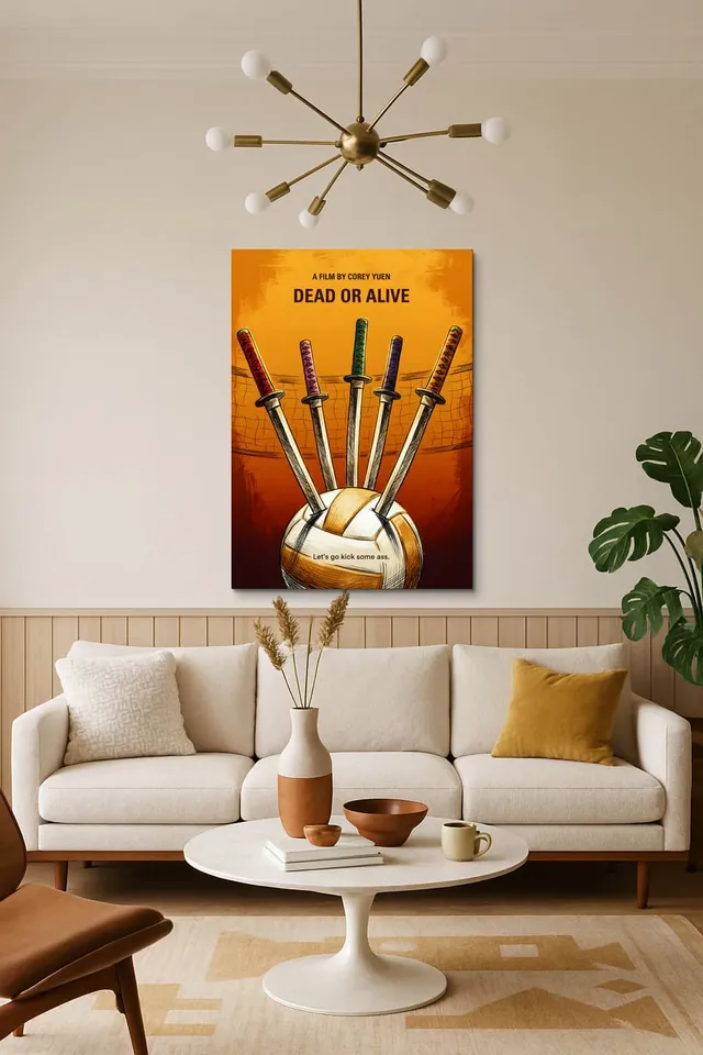 Living Room Salon Decor Mid Century Walnut Sputnik